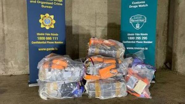 More than 300kg of cocaine was seized in Foynes, Limerick, last December.