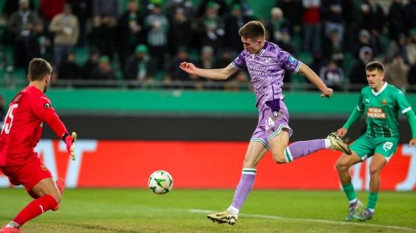 Johnny Kenny steers home the equaliser in Vienna