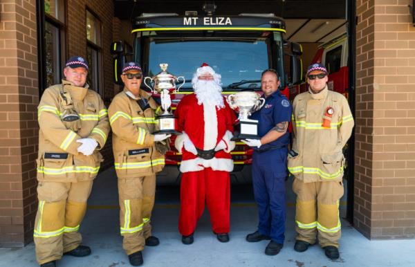 The Mt Eliza Fire Brigade had some VIP guests over the weekend